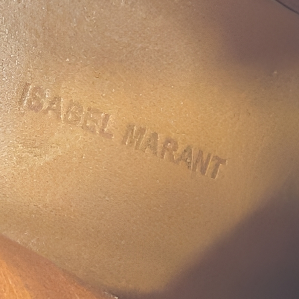 Isabel Marant Red Embroidered Heeled Boots - Picture 6 of 8